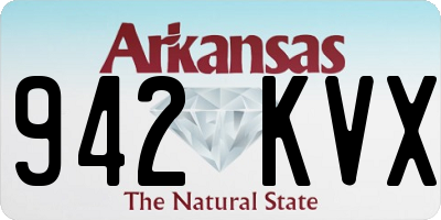 AR license plate 942KVX