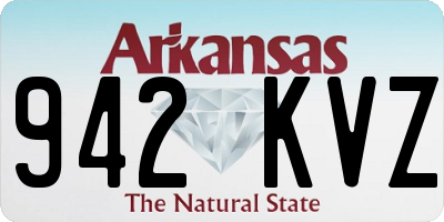 AR license plate 942KVZ