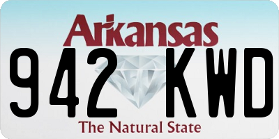 AR license plate 942KWD