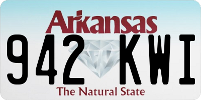 AR license plate 942KWI