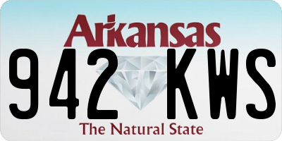 AR license plate 942KWS