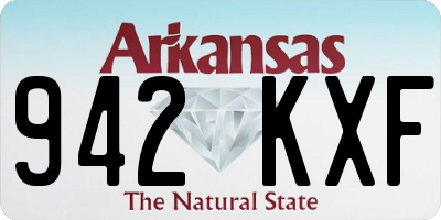 AR license plate 942KXF