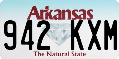 AR license plate 942KXM