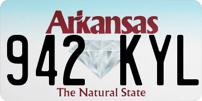 AR license plate 942KYL