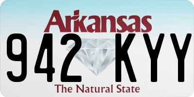 AR license plate 942KYY