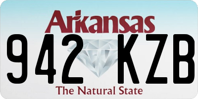 AR license plate 942KZB