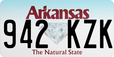 AR license plate 942KZK