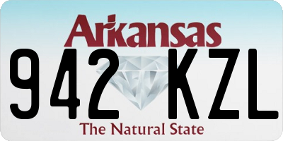 AR license plate 942KZL