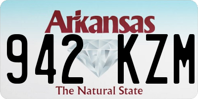 AR license plate 942KZM