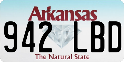 AR license plate 942LBD