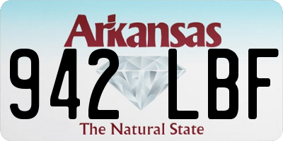 AR license plate 942LBF
