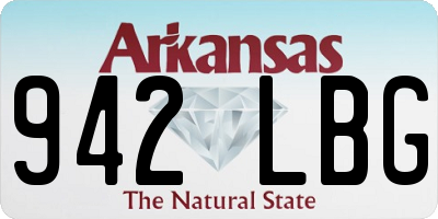 AR license plate 942LBG