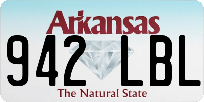 AR license plate 942LBL