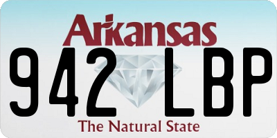 AR license plate 942LBP
