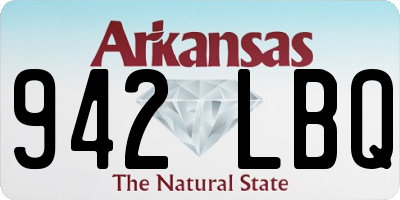 AR license plate 942LBQ