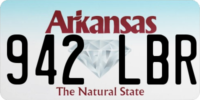 AR license plate 942LBR