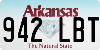 AR license plate 942LBT