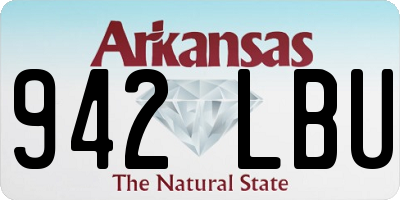AR license plate 942LBU