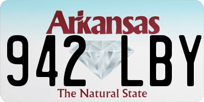 AR license plate 942LBY