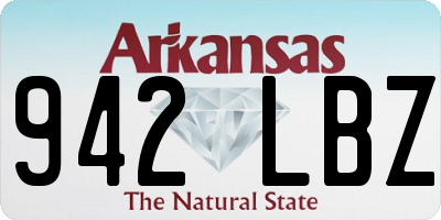 AR license plate 942LBZ