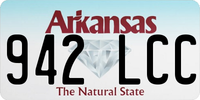 AR license plate 942LCC