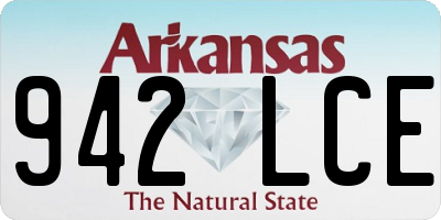 AR license plate 942LCE