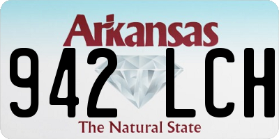 AR license plate 942LCH