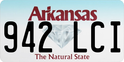 AR license plate 942LCI