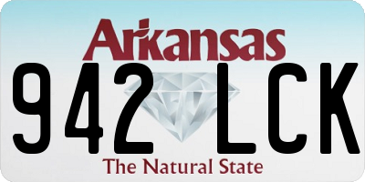 AR license plate 942LCK