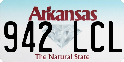 AR license plate 942LCL