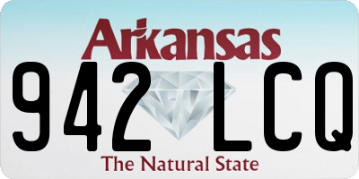 AR license plate 942LCQ