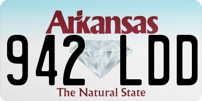 AR license plate 942LDD