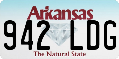 AR license plate 942LDG