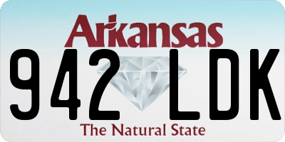 AR license plate 942LDK