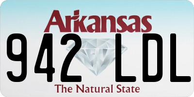 AR license plate 942LDL