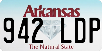 AR license plate 942LDP