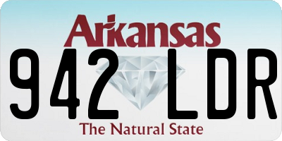 AR license plate 942LDR