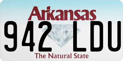 AR license plate 942LDU