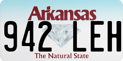 AR license plate 942LEH