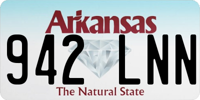 AR license plate 942LNN