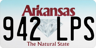 AR license plate 942LPS