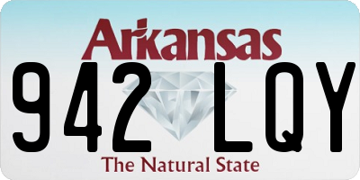 AR license plate 942LQY