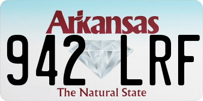 AR license plate 942LRF
