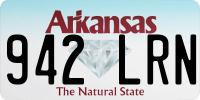 AR license plate 942LRN