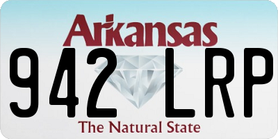 AR license plate 942LRP