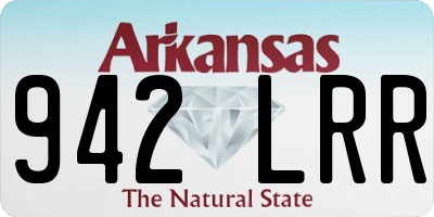AR license plate 942LRR