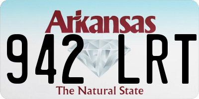 AR license plate 942LRT