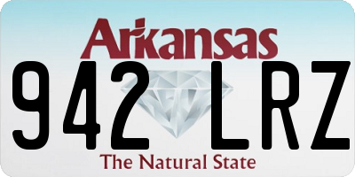 AR license plate 942LRZ