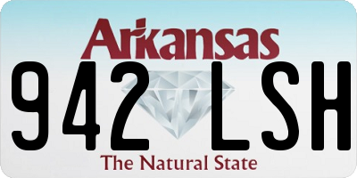 AR license plate 942LSH