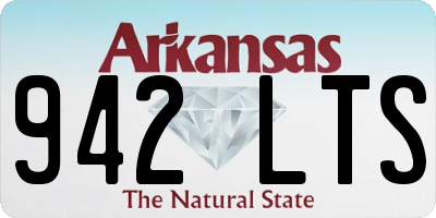 AR license plate 942LTS